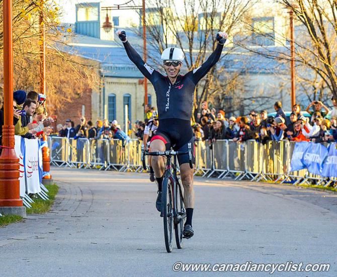 Mike Garrigan (Van Dessel/POC/Shimano) wins elite men's race.