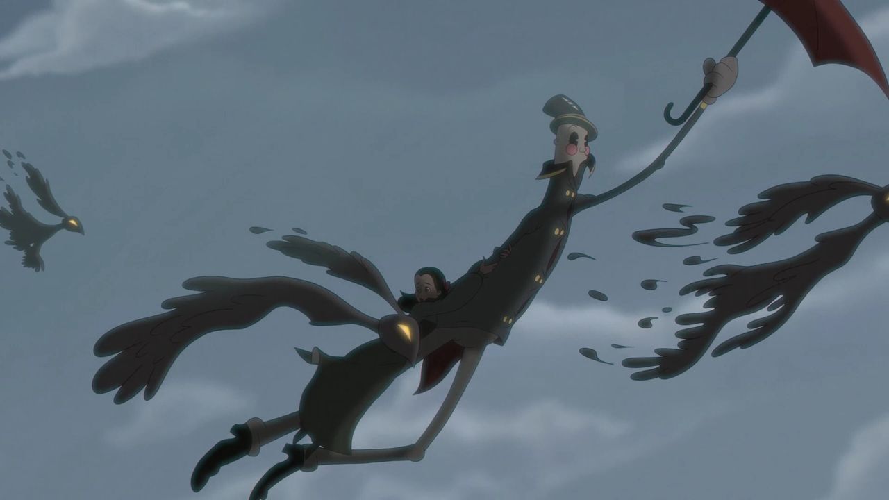 Flying in the sky