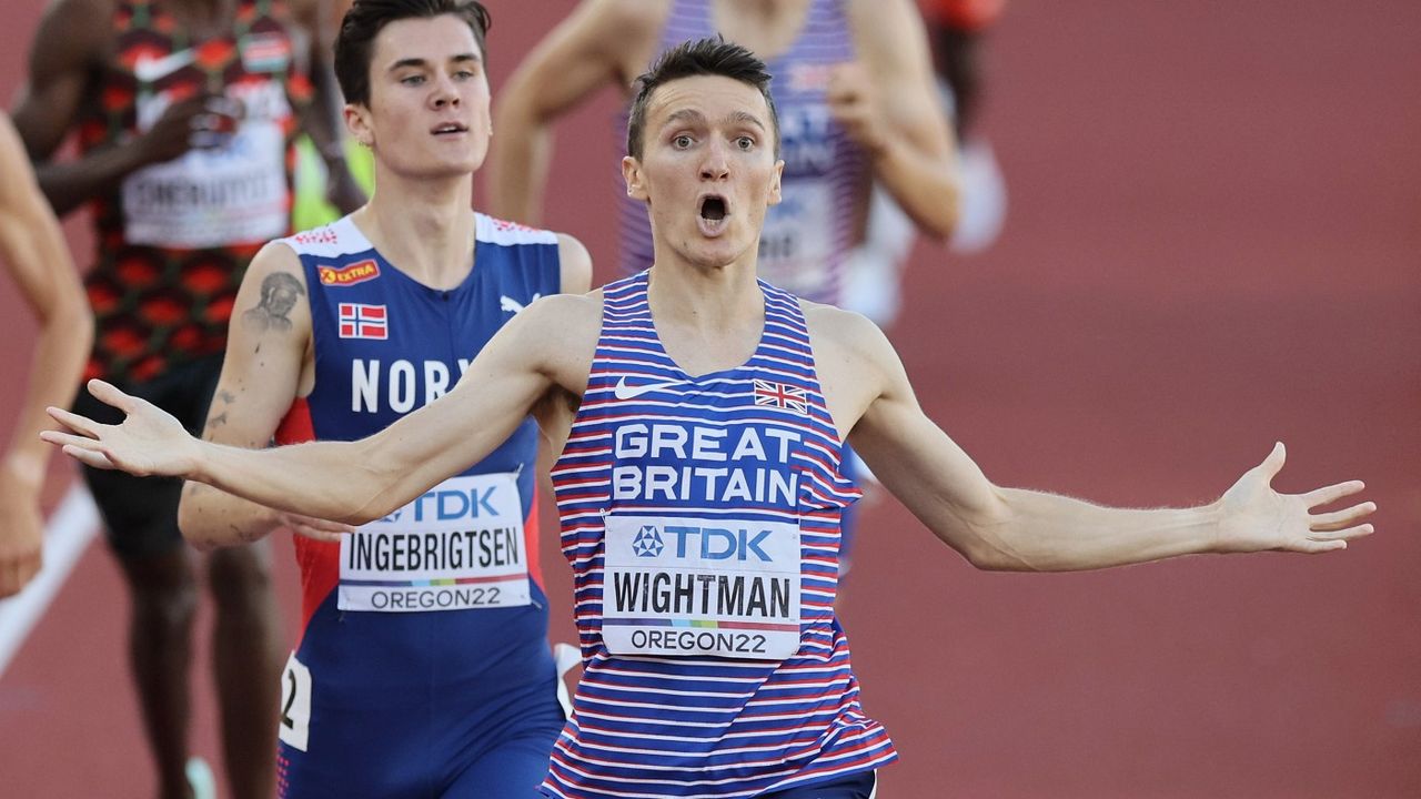 Team GB’s Jake Wightman won 1500m gold at the World Athletics Championships in Oregon 