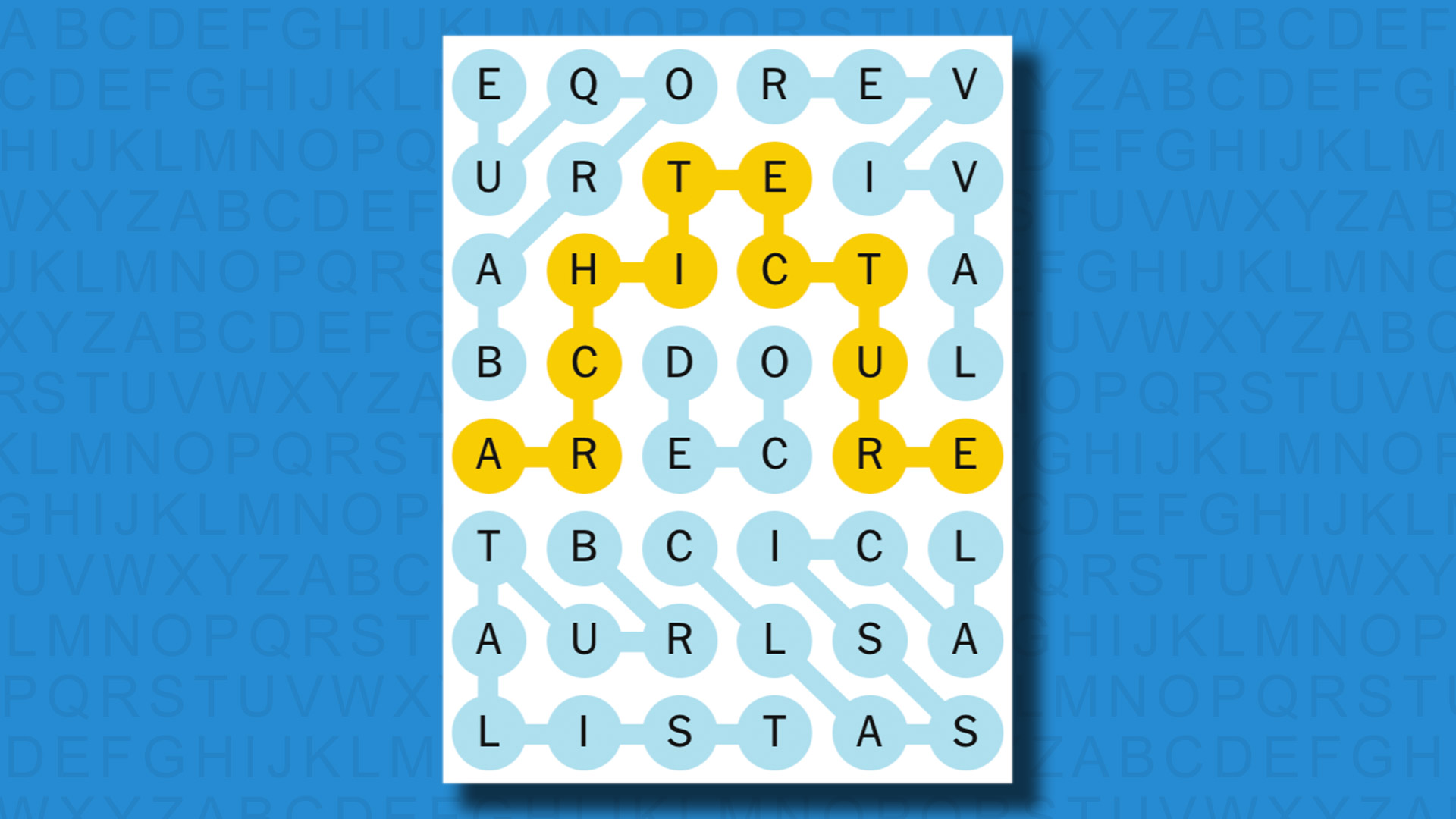 NYT Strands answers for game 465 on a blue background
