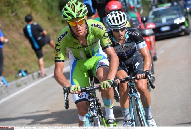 Alessandro De Marchi (Cannondale) was in the breakaway again today