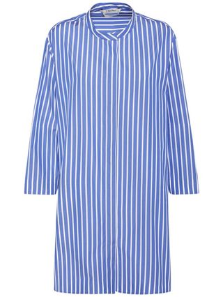 Rovigo Cotton Poplin Striped Long Shirt - 's Max Mara - Women | Luisaviaroma