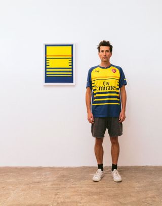 Arsenal FC, as featured in Paintings League, by Max Siedentopf, published by Hatje Cantz