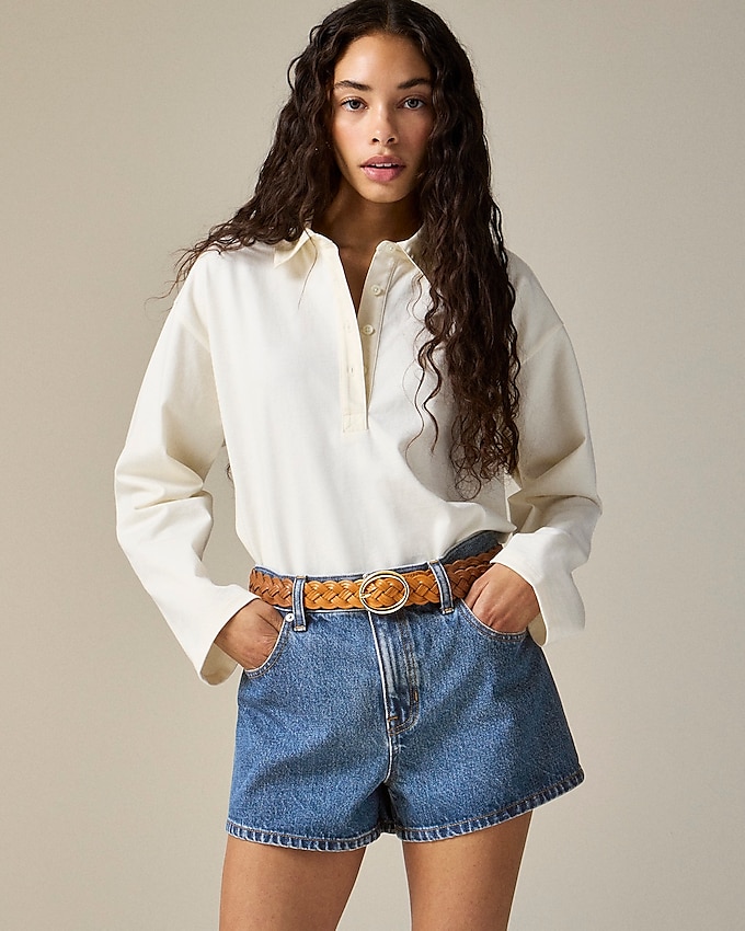 Low-Rise Denim Short