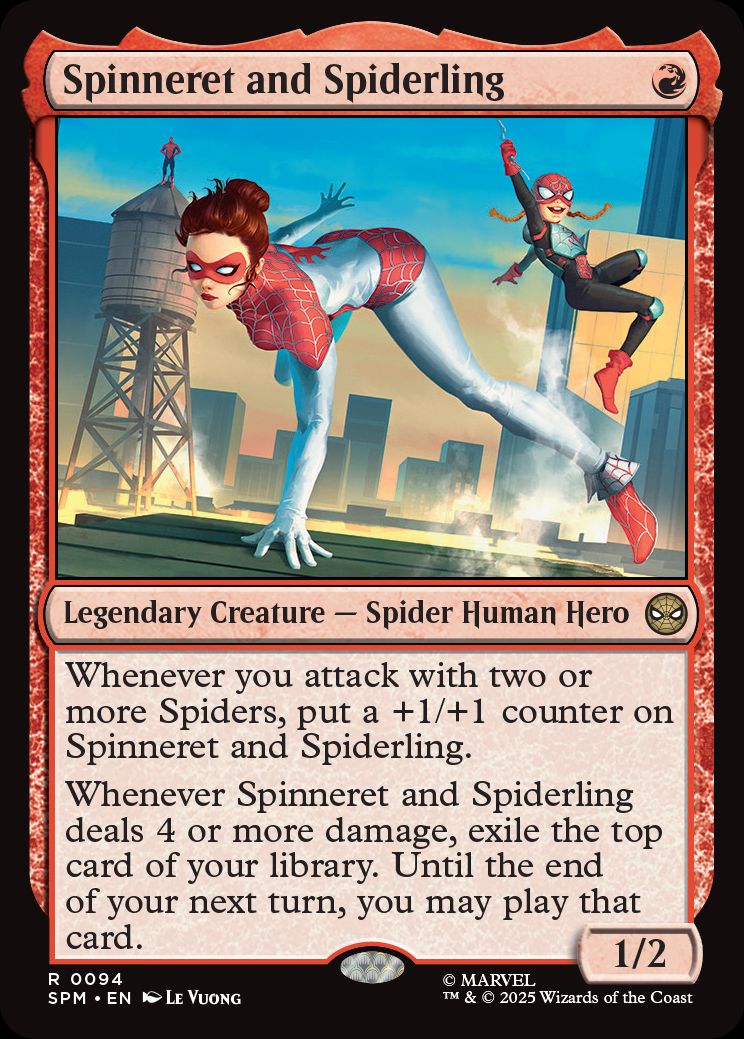 Spinneret and Spiderling from Marvel&#039;s Spider-Man