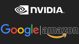 Google, Amazon, Nvidia LOGOS