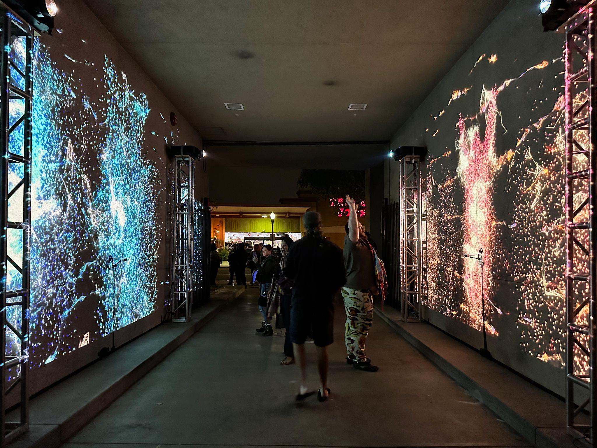 Live immersive digital art