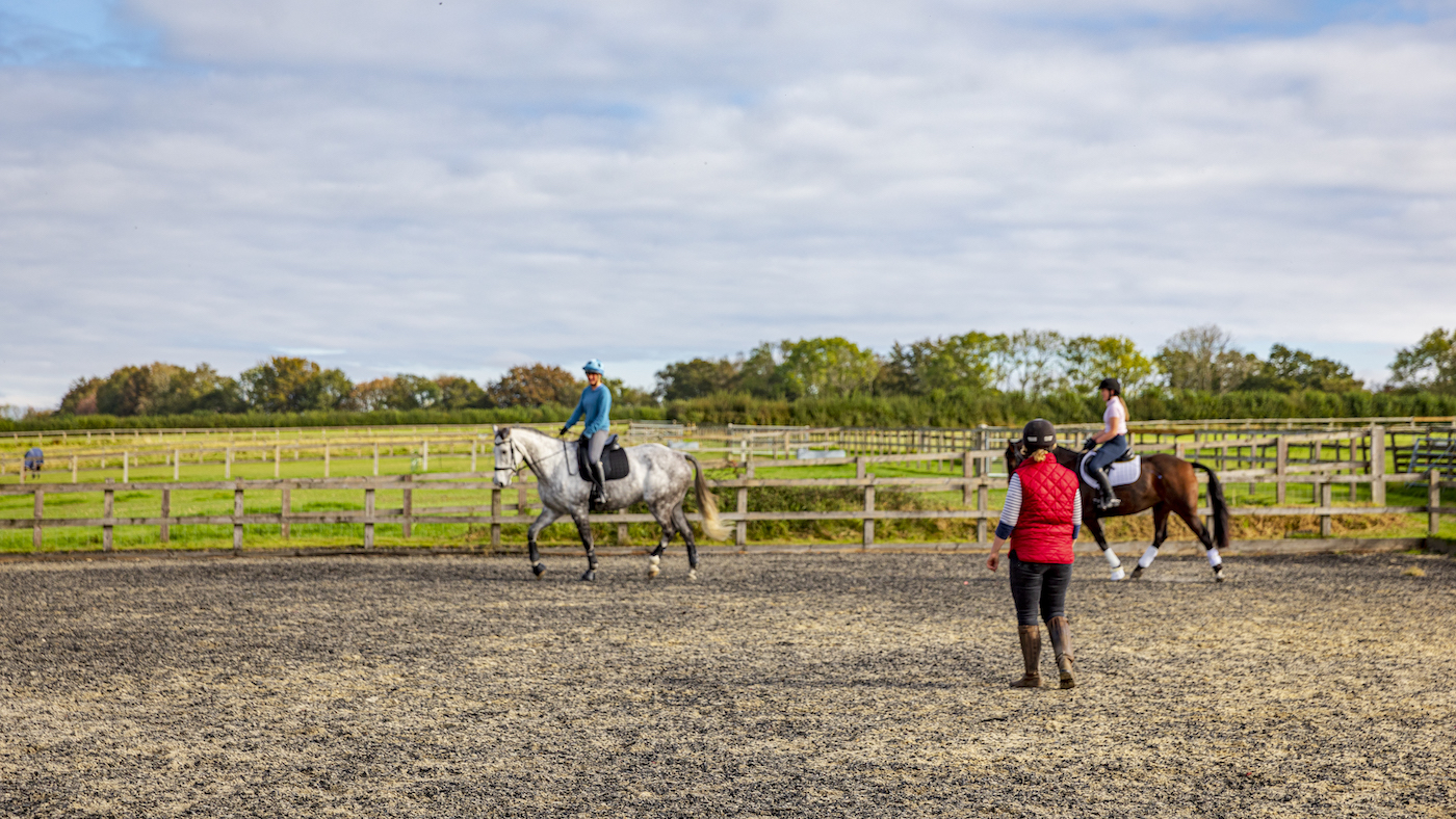 Riders may need help learning how to ride a 10m loop