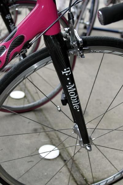 New carbon forks are claimed to be 60 to 65 grams lighter than last year's model.