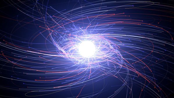 Could there be a cluster of antimatter stars orbiting our galaxy?