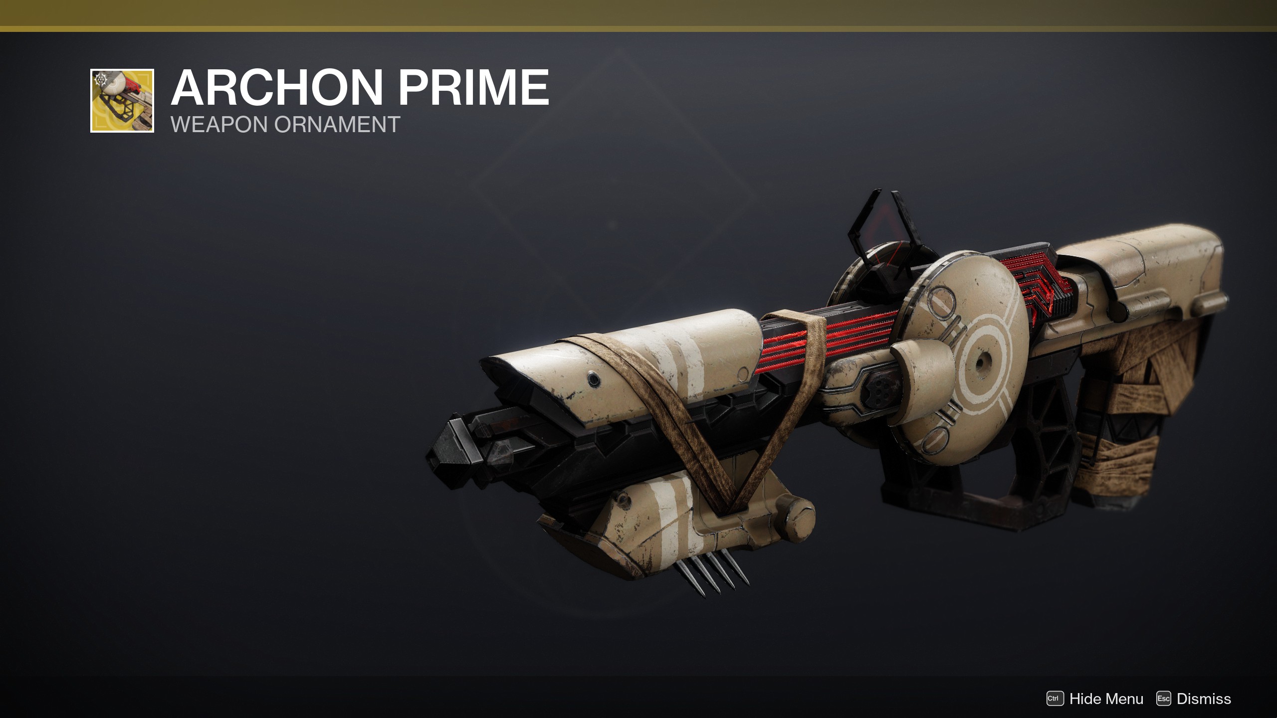 Destiny 2 Archon Prime süslemesi