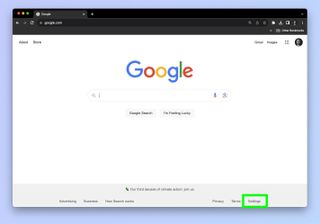 A screenshot showing how to change search region on Google Search