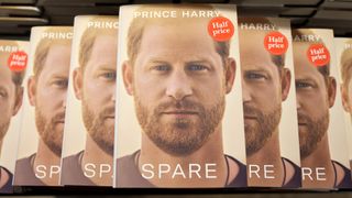 Copies of Prince Harry's Spare