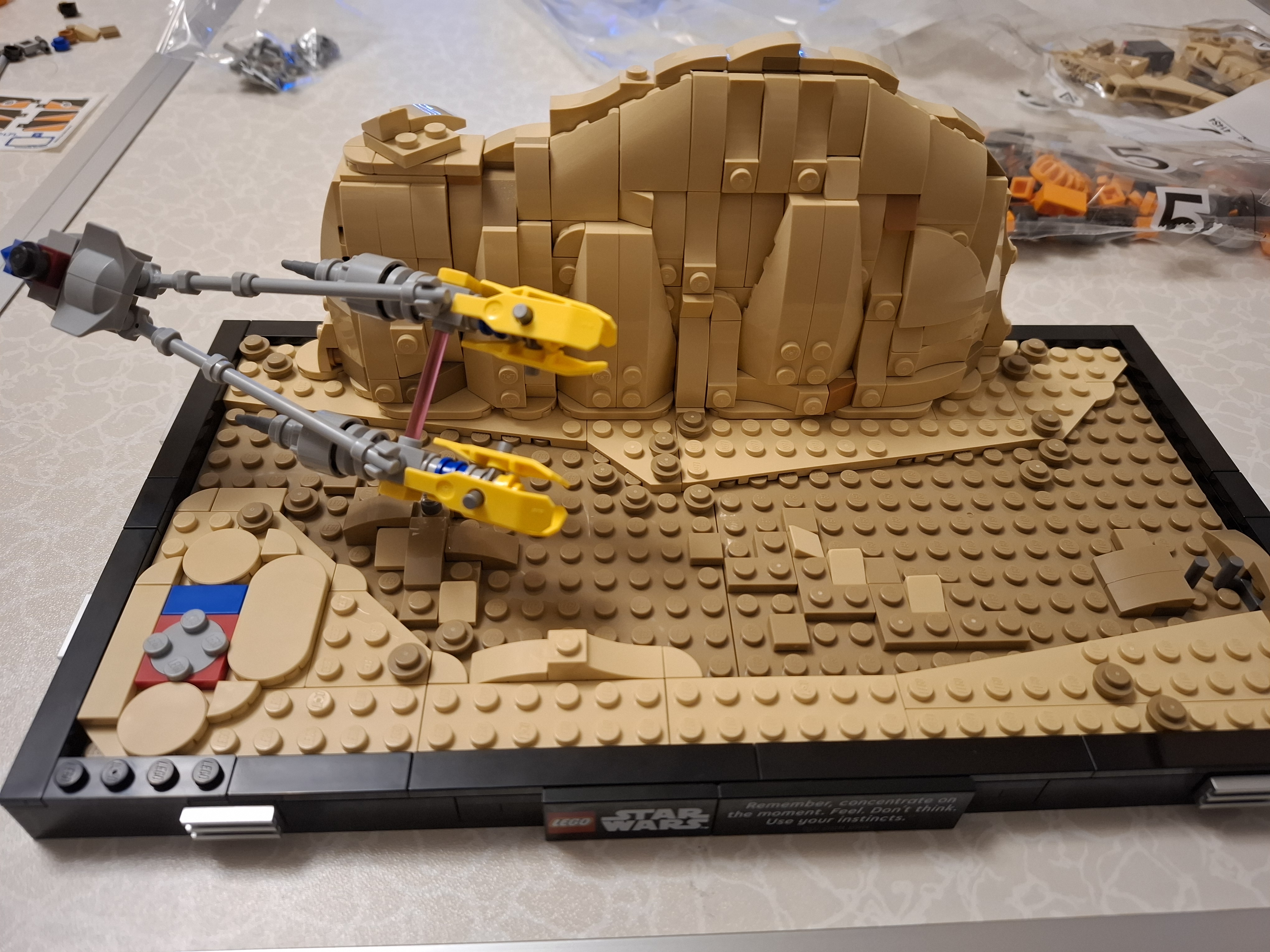 Lego Star Wars Mos Espa Podracing Diorama