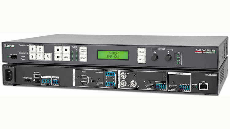 Extron Adds SMP 352 to H.264 Streaming Family