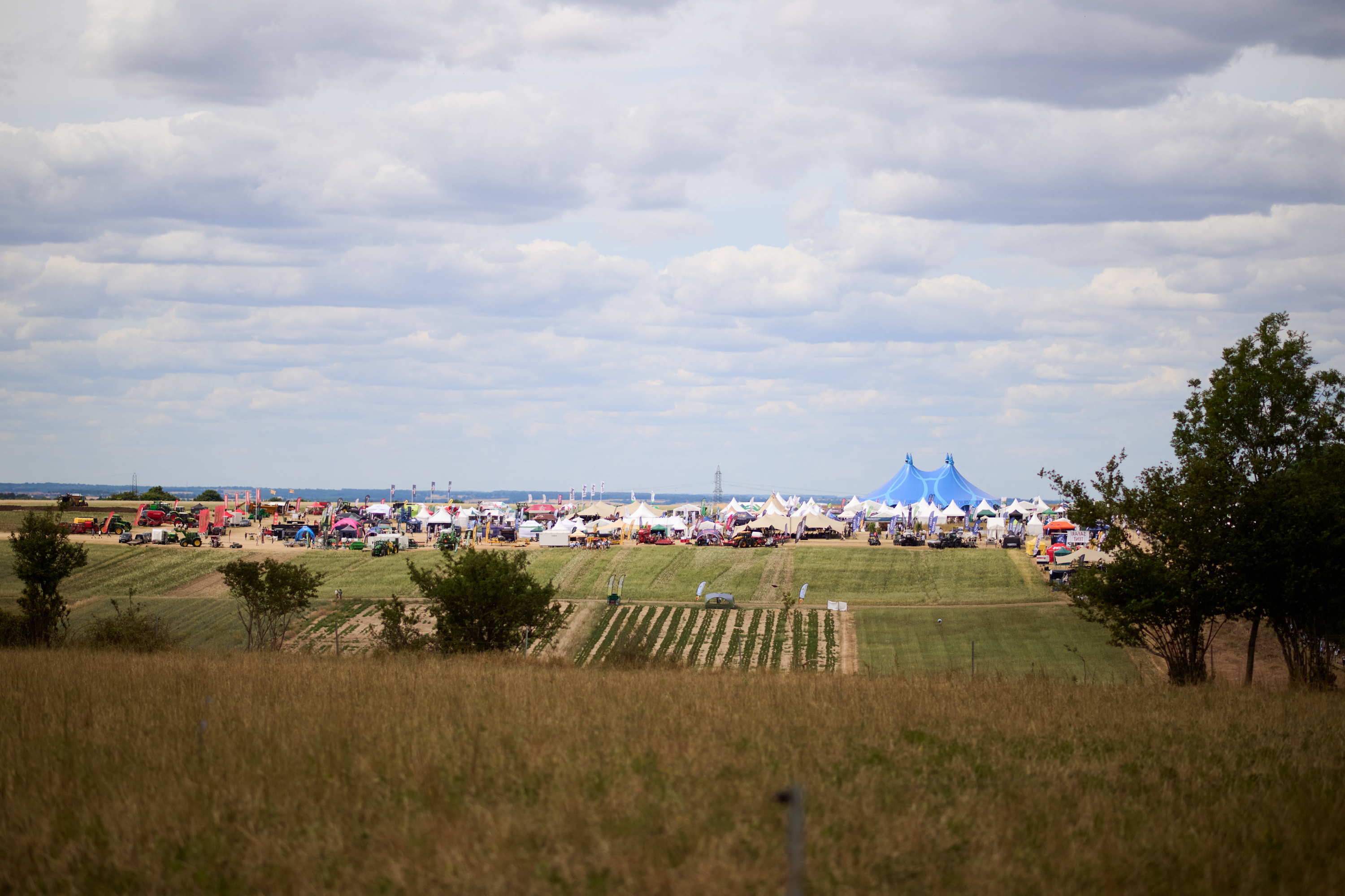 A view of the festival as a whole, taken from a far field