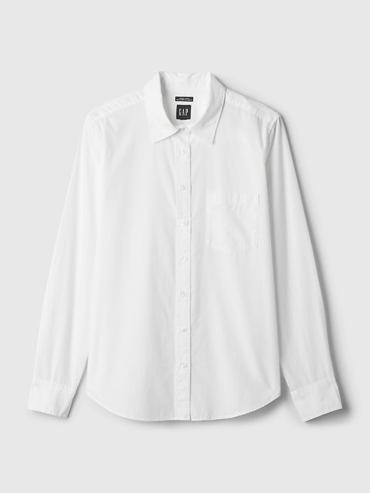 Organic Cotton Poplin Classic Shirt