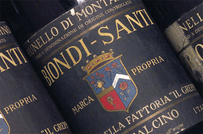 biondi santi, brunello di montalcino