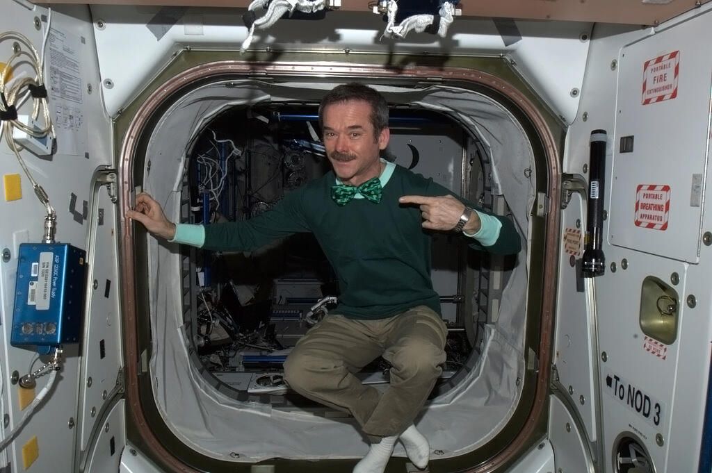 St Patricks Day Space Chris Hadfield