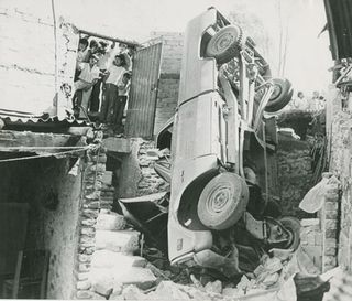Photograph of car crash