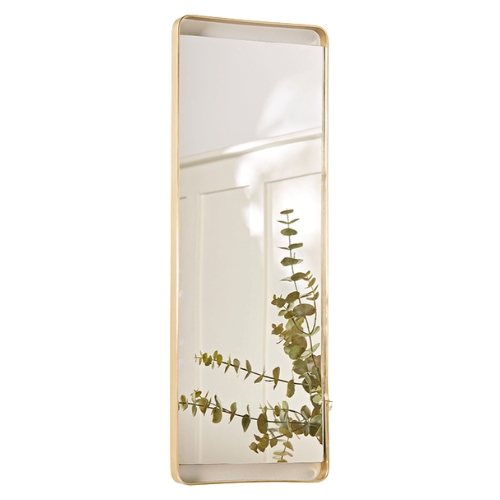 Brass Suspended Frame Wall Mirror