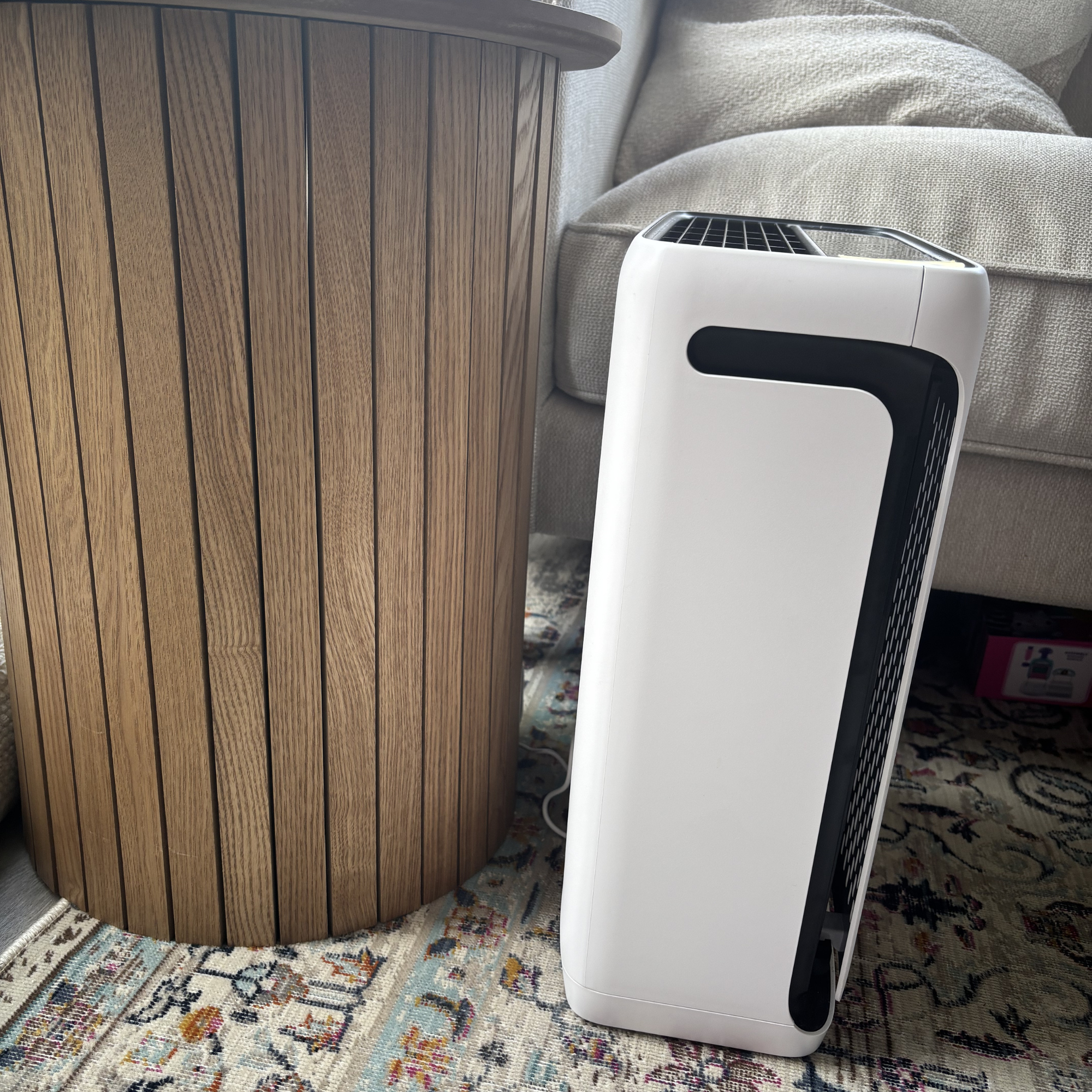 Levoit Vital 100S Smart Air Purifier side depth view