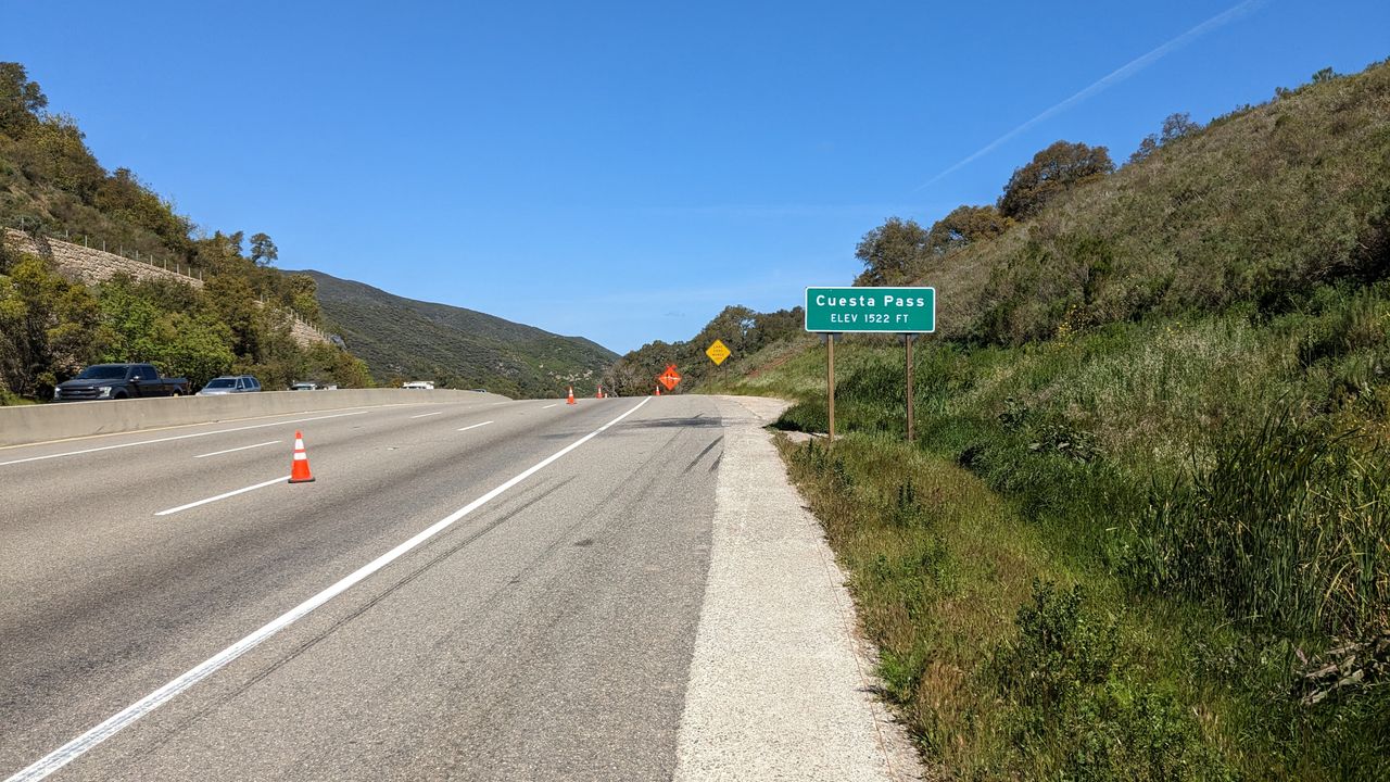 First big climb