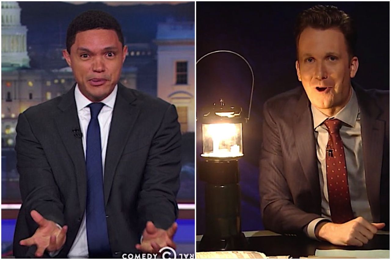 Trevor Noah and Jordan Klepper talk Trump immigration scandals