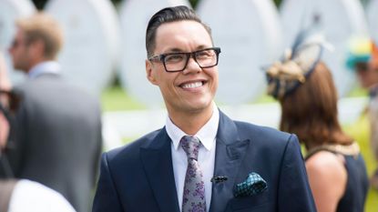 Gok Wan attends day 3 Ladies Day of Glorious Goodwood