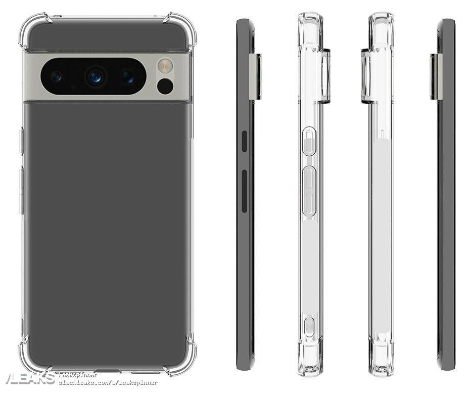 Google Pixel 8 protective case render