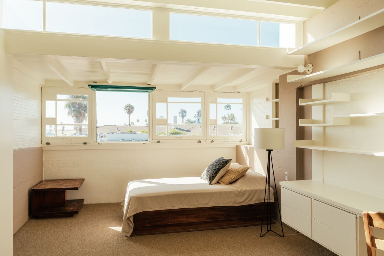 The bedrooms could originally be opened to the elements
