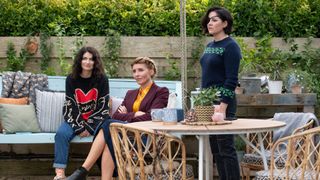 Eve Hewson, Sharon Horgan and Sarah Greene in Bad Sisters