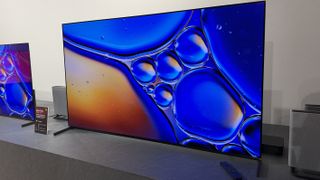 The Sony Bravia 8 II TV showing bubbles in a close-up
