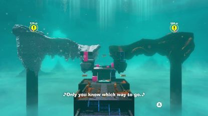 Donkey Kong Bananza The Divide branching path choice