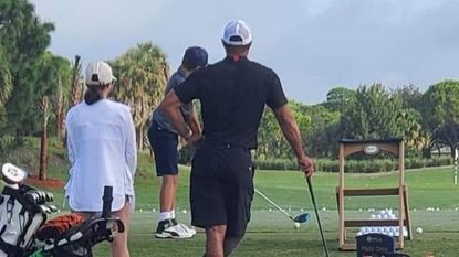 Tiger Woods Spotted At Junior Event