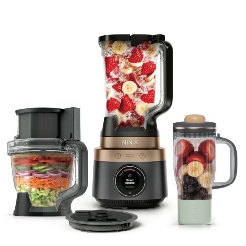 Ninja Crushboss 4-In-1 Blender, Processor &amp;amp; Auto Dicing, 1850pw, Lb451bk1