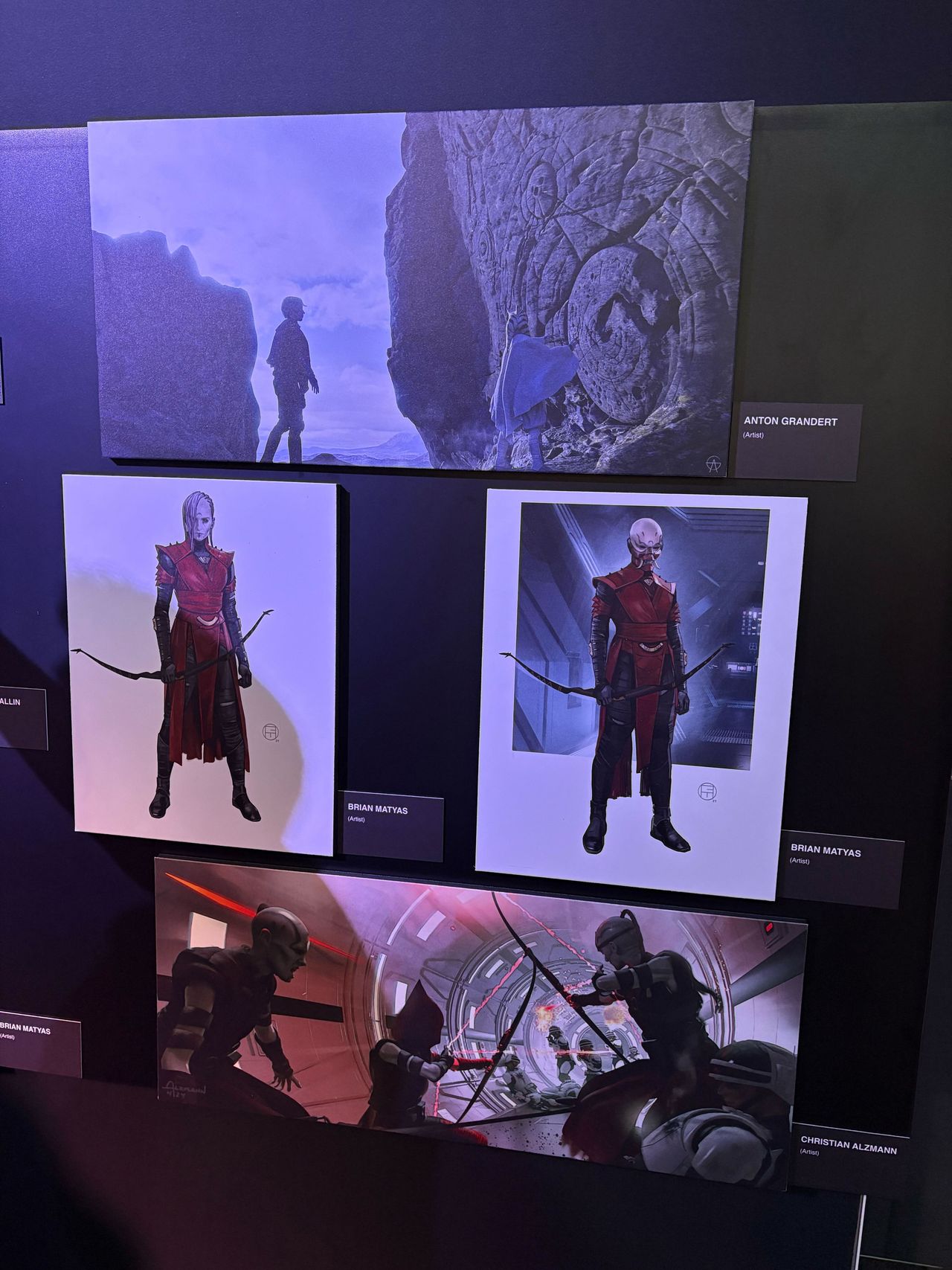 Ahsoka season 2 concept art on display at D23