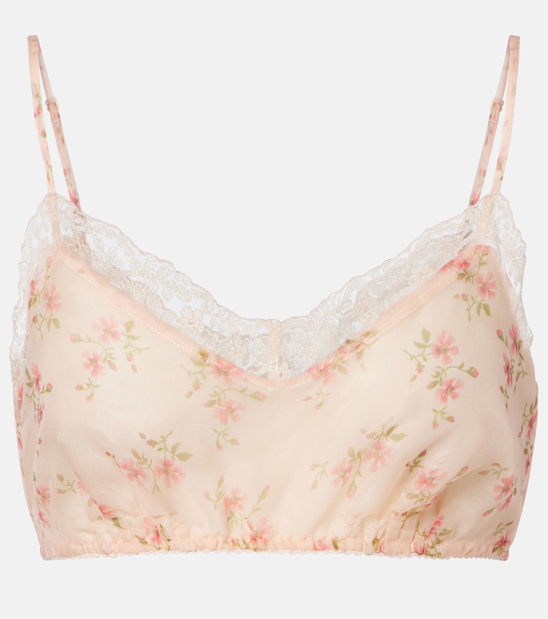 Brassi&amp;egrave;re &amp;agrave; Dentelle Et Fleurs
