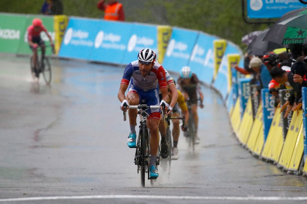 Thibaut Pinot finishes stage 7 at Dauphine