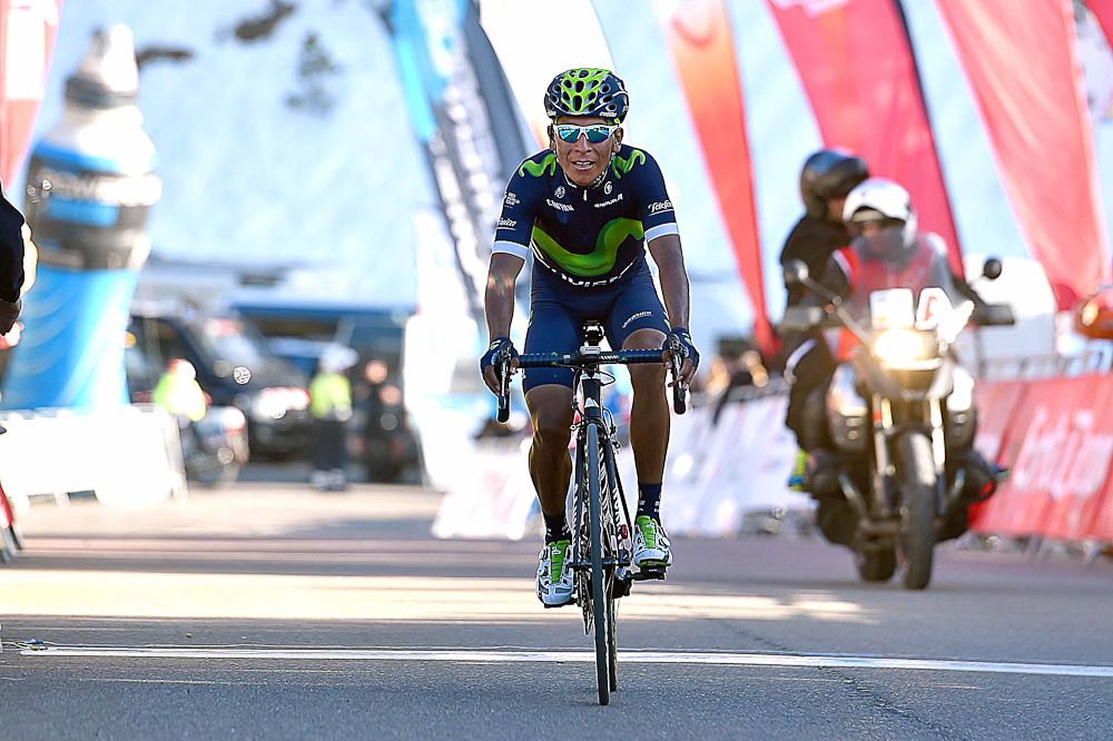 Nairo Quintana finished second during stage 4 and took the race lead at Volta a Catalunya