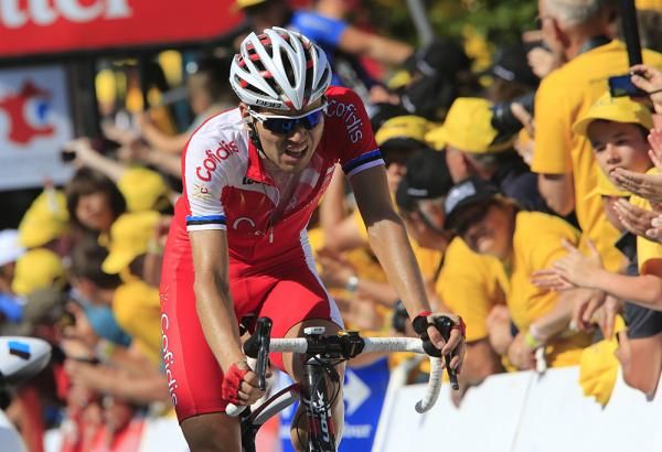 Rein Taaramae (Cofidis) was dislodged in the finale but captured the white jersey of best young rider
