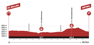 Tour de Suisse 2023 stage 8 profile