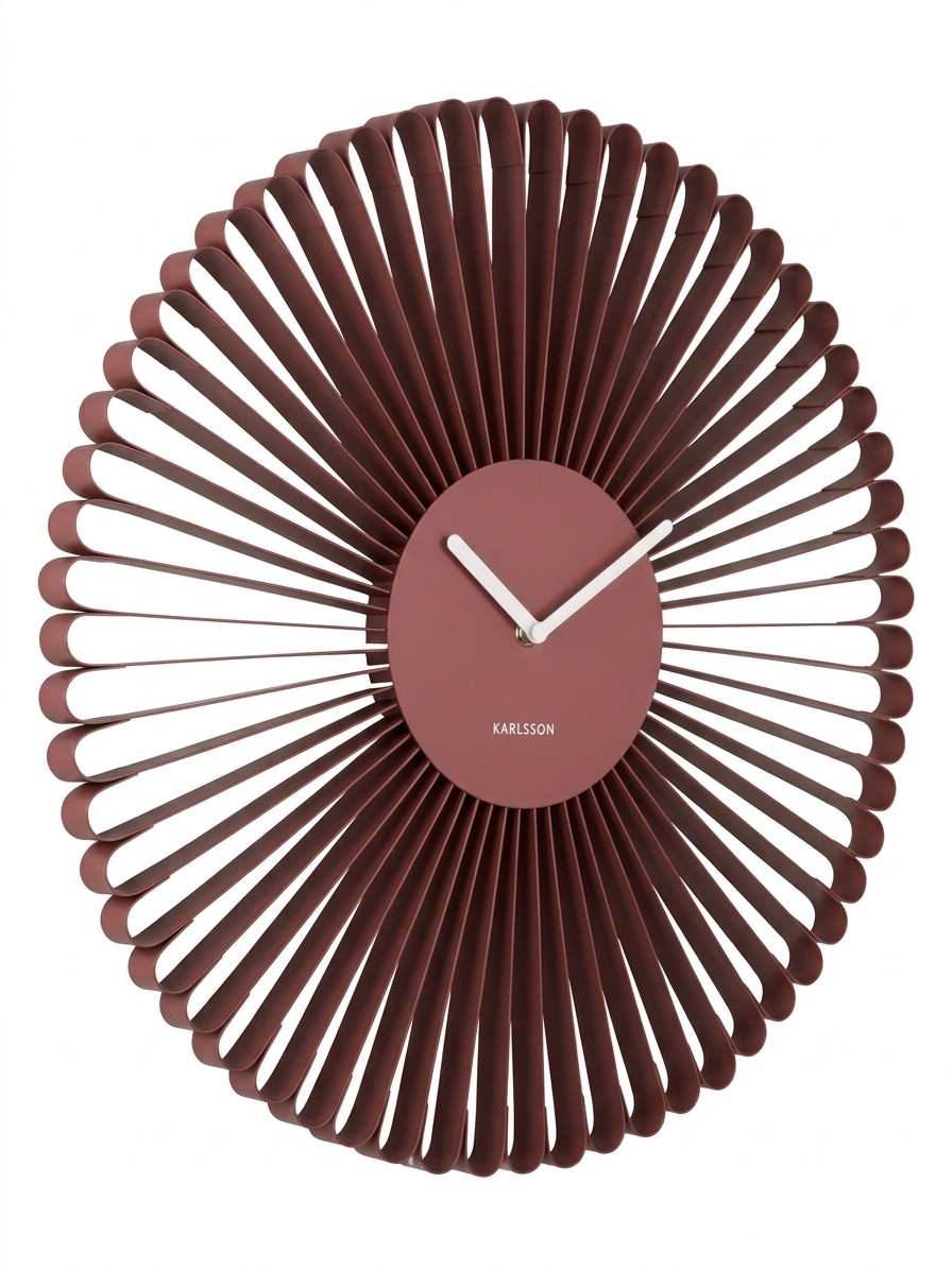 Heal's, Cascara Wall Clock - Red Ochre
