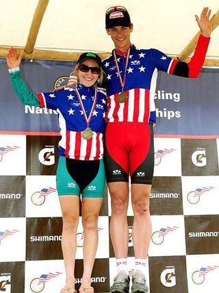 Under 23 Champions Amy Dombroski and Colin Cares