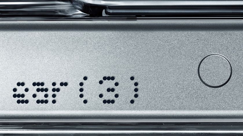 Teaser image: a close up of &quot;ear (3)&quot; on what is presumably the Nothing Ear (3) charging case