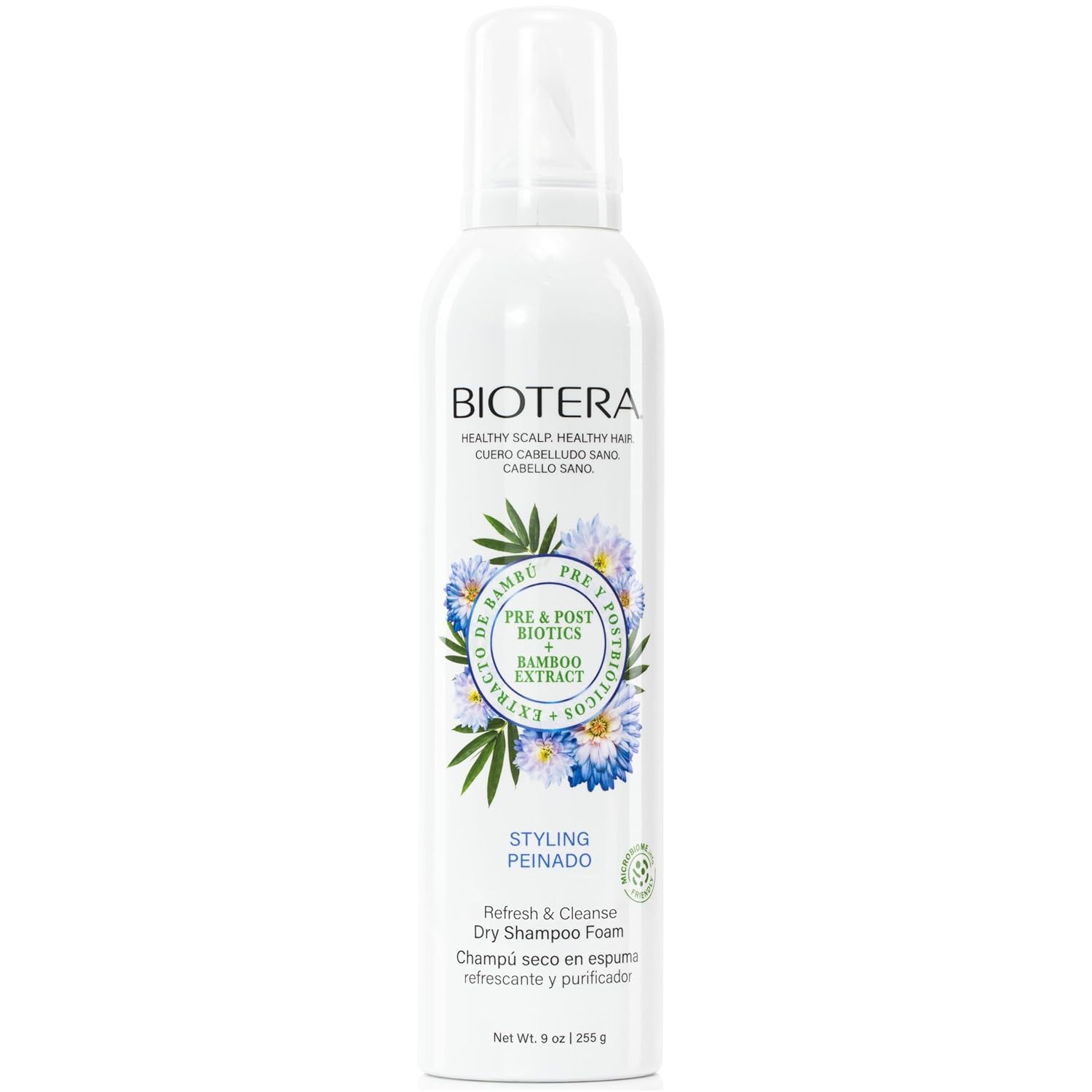 Biotera Refresh &amp;amp; Cleanse Dry Shampoo Foam I Oily Scalp &amp;amp; Hair | Vegan &amp;amp; Animal Test Free | Paraben Free | Color-Safe | 9 Fl Oz