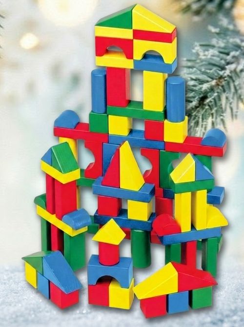 Melissa & Doug Wooden Building Blocks