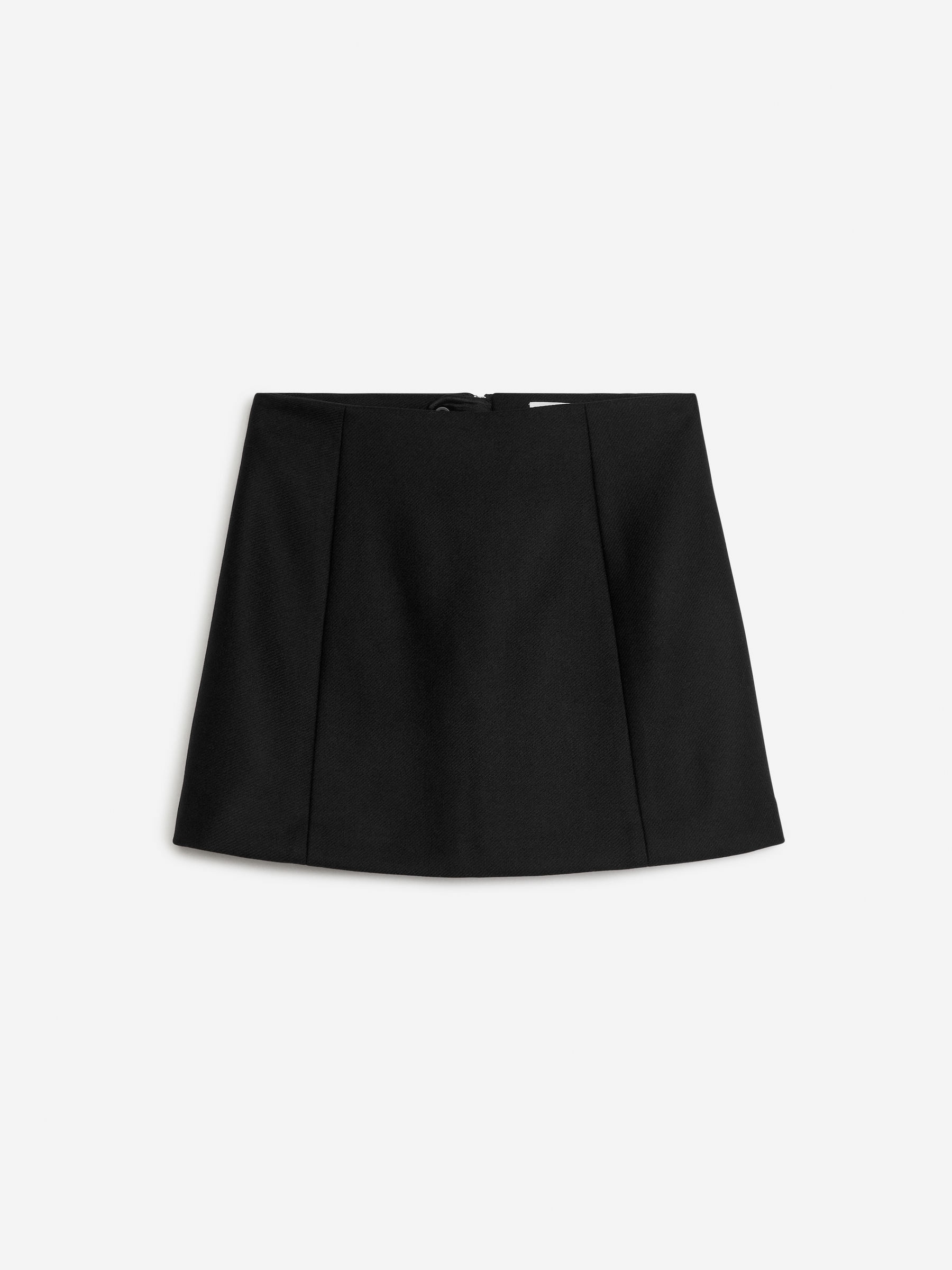 Wool Mini Skirt – Black – Women – Arket Gb