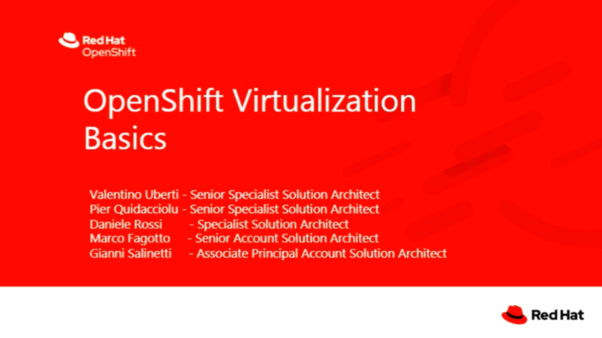 Introduzione a OpenShift Virtualization