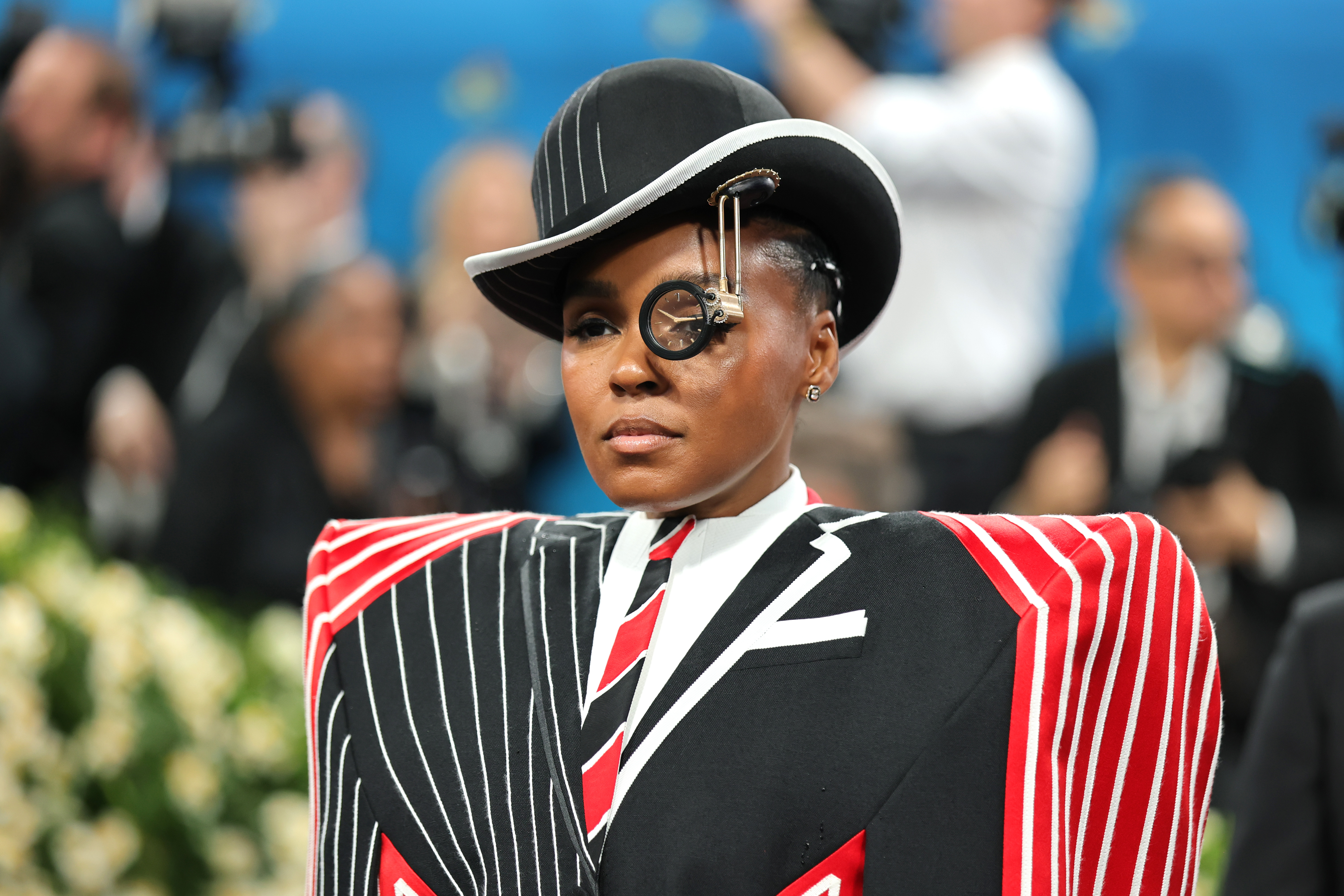 Janelle Monáe attends the 2025 Met Gala